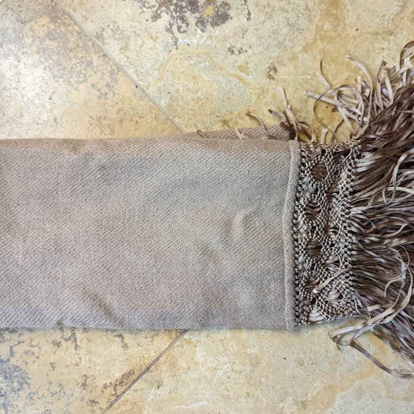 NWT- Beige Italian Scarf - Picture 5 of 5